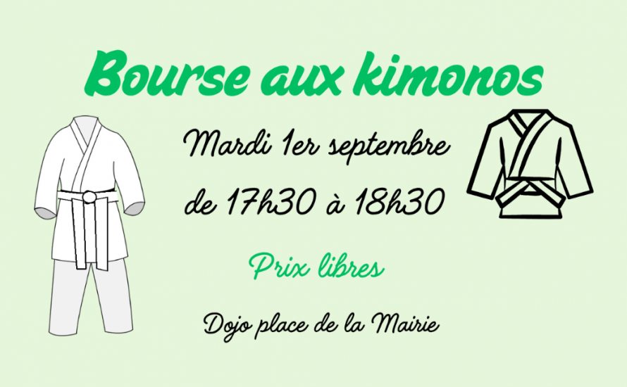 Bourse aux kimonos le 1er septembre 2026